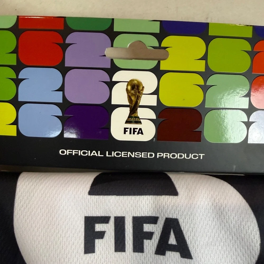FIFA World Cup 2026 Goal Scarf Official Black White Unisex 26